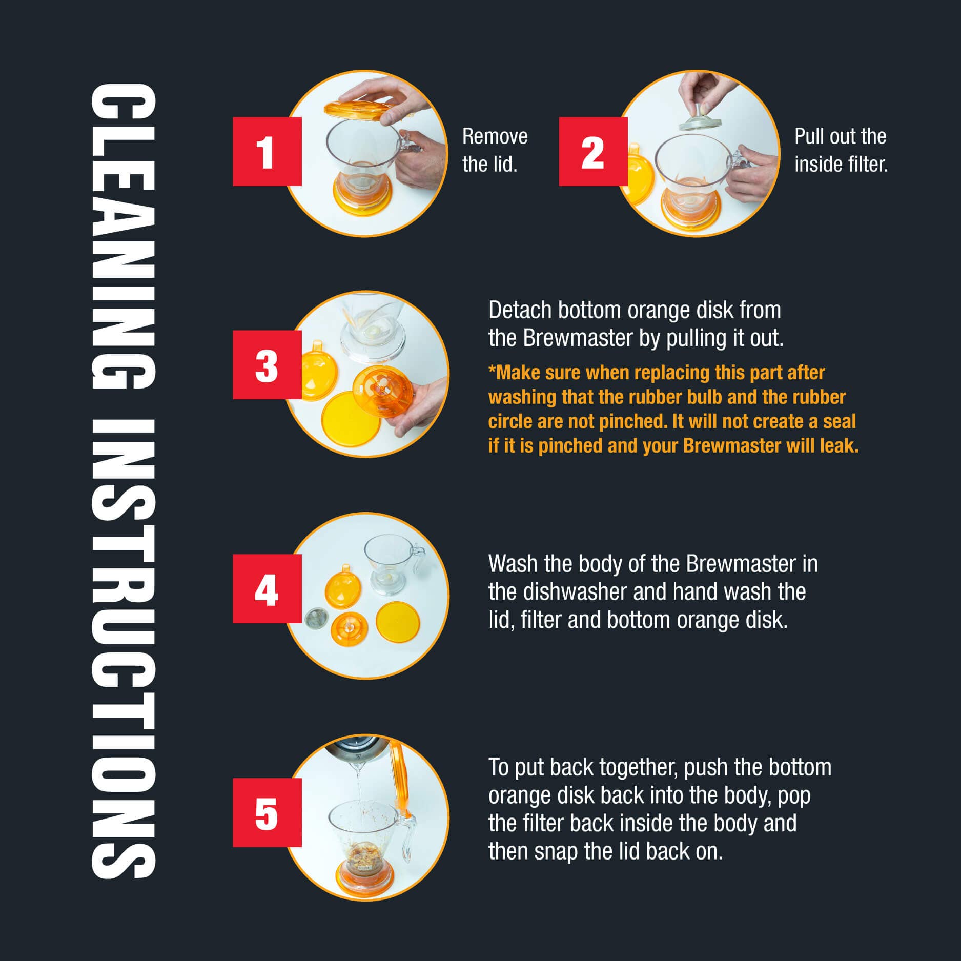 Tiesta Tea Company (loose leaf teas & accessories) - Wholesale Tea Strainer/Infuser - Brewmaster - Loose Leaf Tea Infuser (6 Pack)7