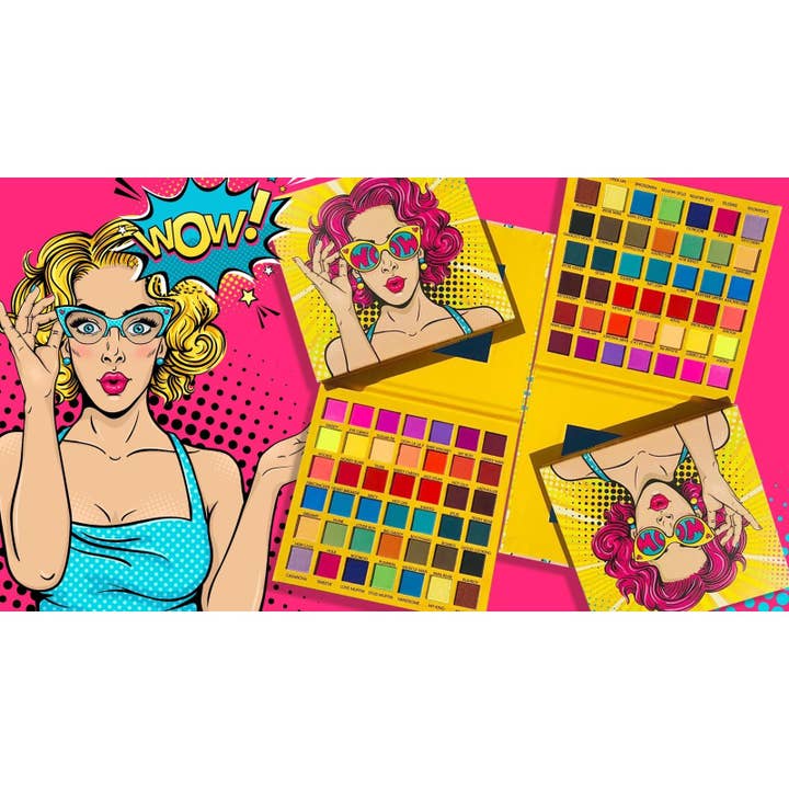 Efon International Corp. - Wholesale Eyeshadow Palette - Wow - 42 Highly Pigmented Shades Blendable Eyeshadow Palette5
