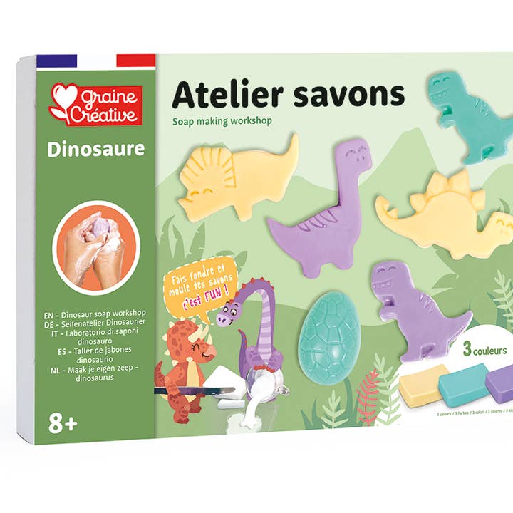 Graine Créative - Wholesale DIY Craft Kit - Kids - DINO SOAP WORKSHOP7