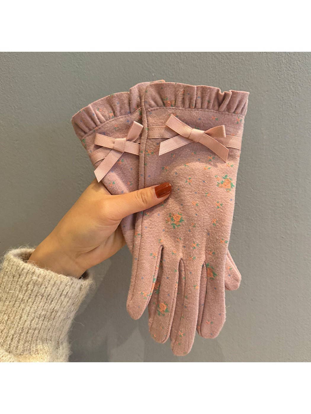 Funkyrel® Atzbranding Limited - Wholesale Gloves - Women's - Gloving – Women's Touchscreen Gloves with Bow Accent0