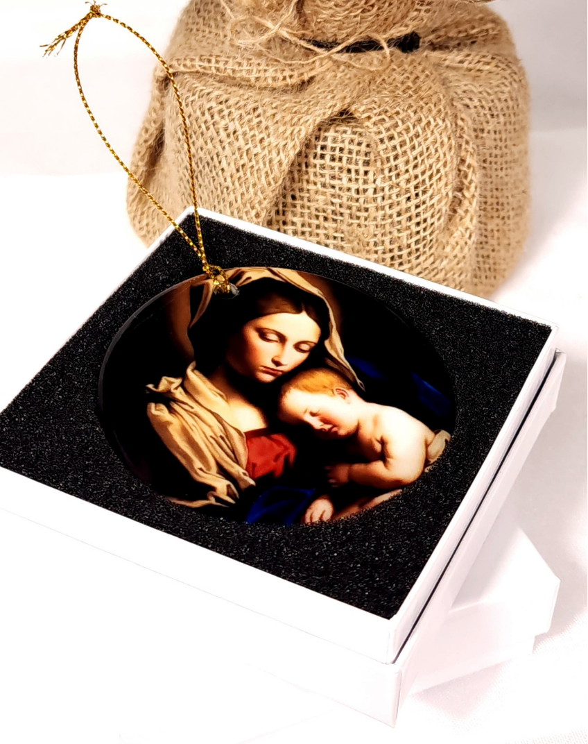 Glory Be Gifts - Wholesale Ornament - Catholic Christmas Ornament Jesus Monstrance Sacred Heart3