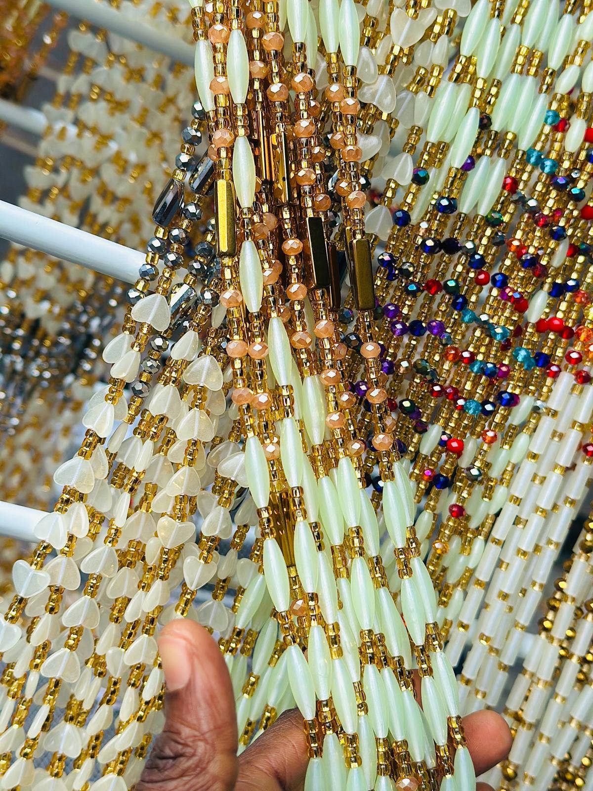 Beadbutik - Wholesale Beads - Glow-in-the-dark Waistbeads,1-2days Free Expedite Shipping1