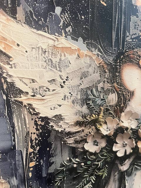 Rustic Nester - Wholesale Art Print - Angel Canvas art print, Painting for wall, home decor gift2