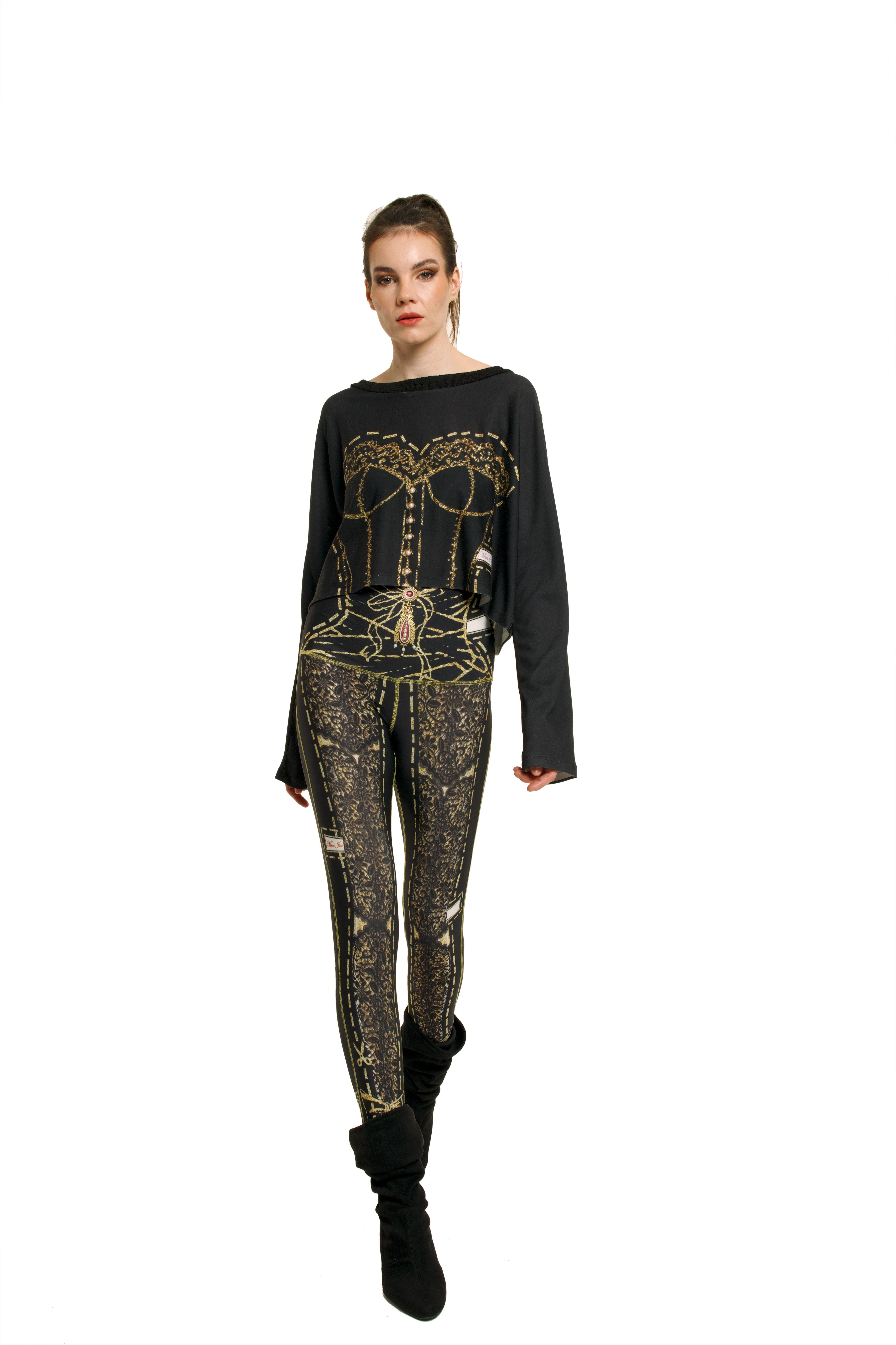 Multi color Black Comfort Leggings - Paper Dolls for wholesale on Faire4