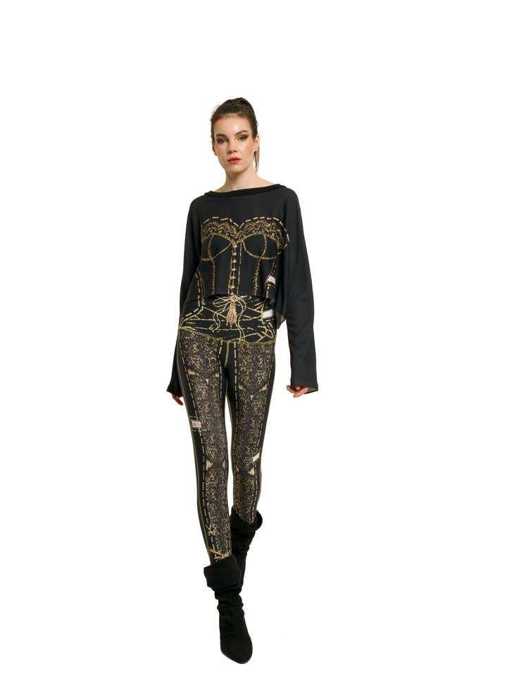 Multi color Black Comfort Leggings - Paper Dolls for wholesale on Faire4