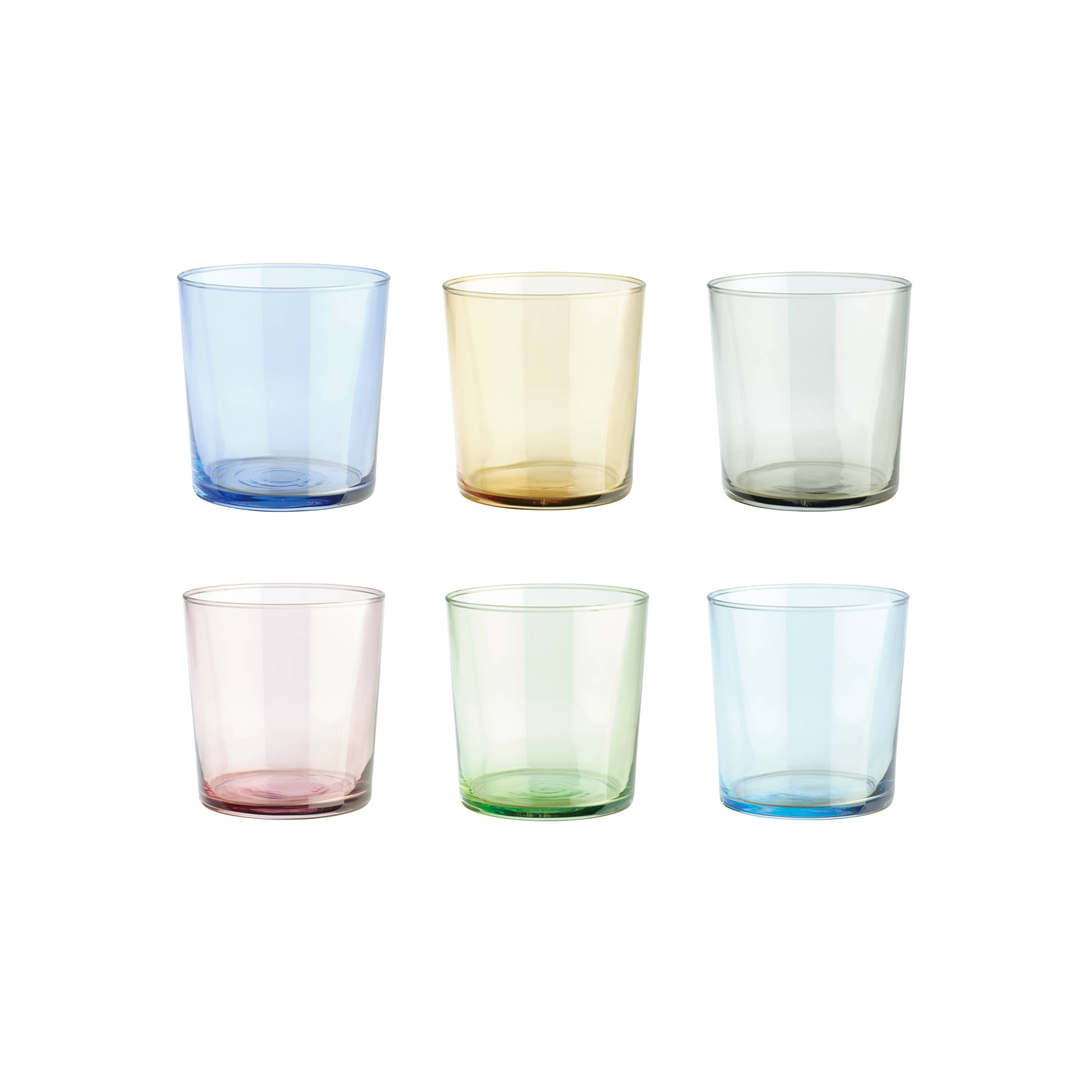 Aida A/S - Wholesale Drinking Glass/Cup - Aida Coloured  Tumblers  34,5 Cl. X 6 Colors Mixpack0