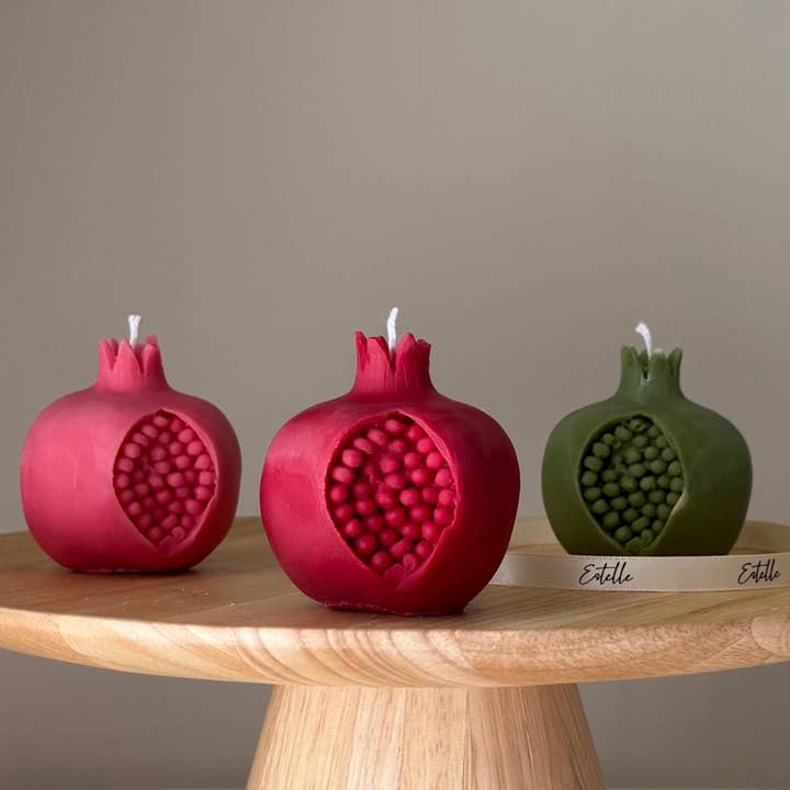 Granatäpple Sojavaxljus: Vegansk Minimalistisk Inredning för wholesale av Estelle Studio