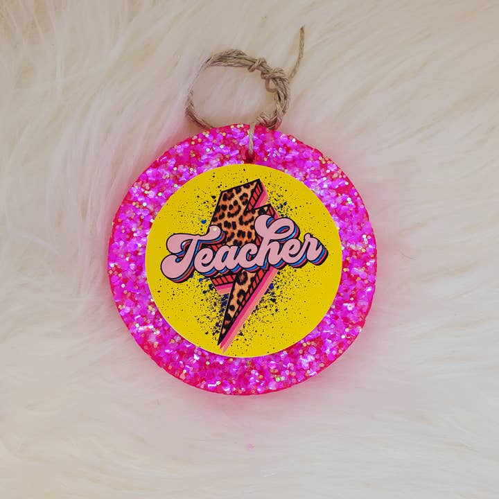 Rock & Roll Teacher Graphic for wholesale by Leafcutter Candle Co.