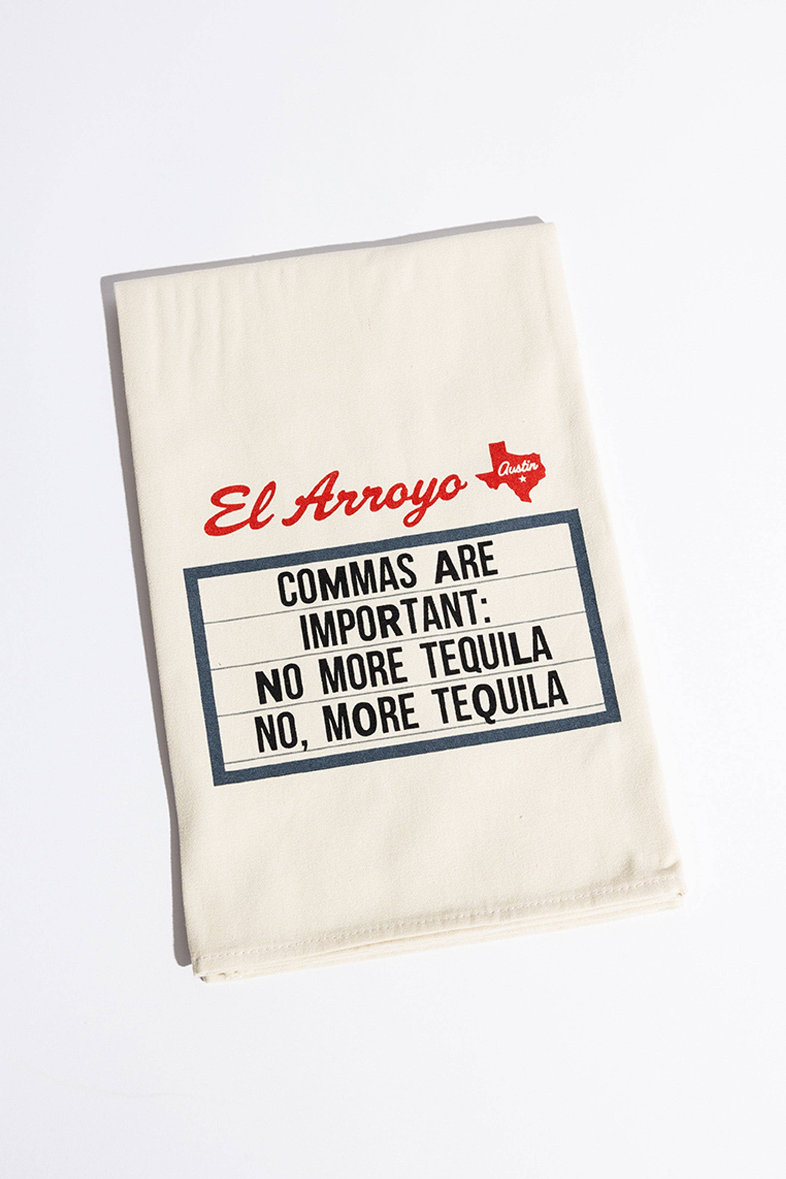 El Arroyo - Wholesale Tea Towel - Tea Towel - Commas Are Important