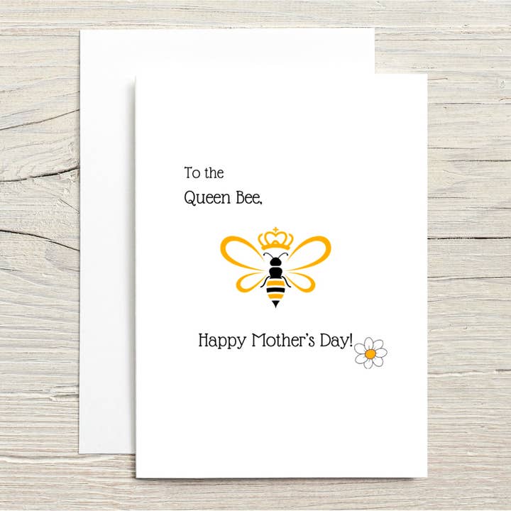 The Raven’s Edge Studio - Wholesale Mother's Day Card - Plantable Card | Mother’s Day Card | To the Queen Bee