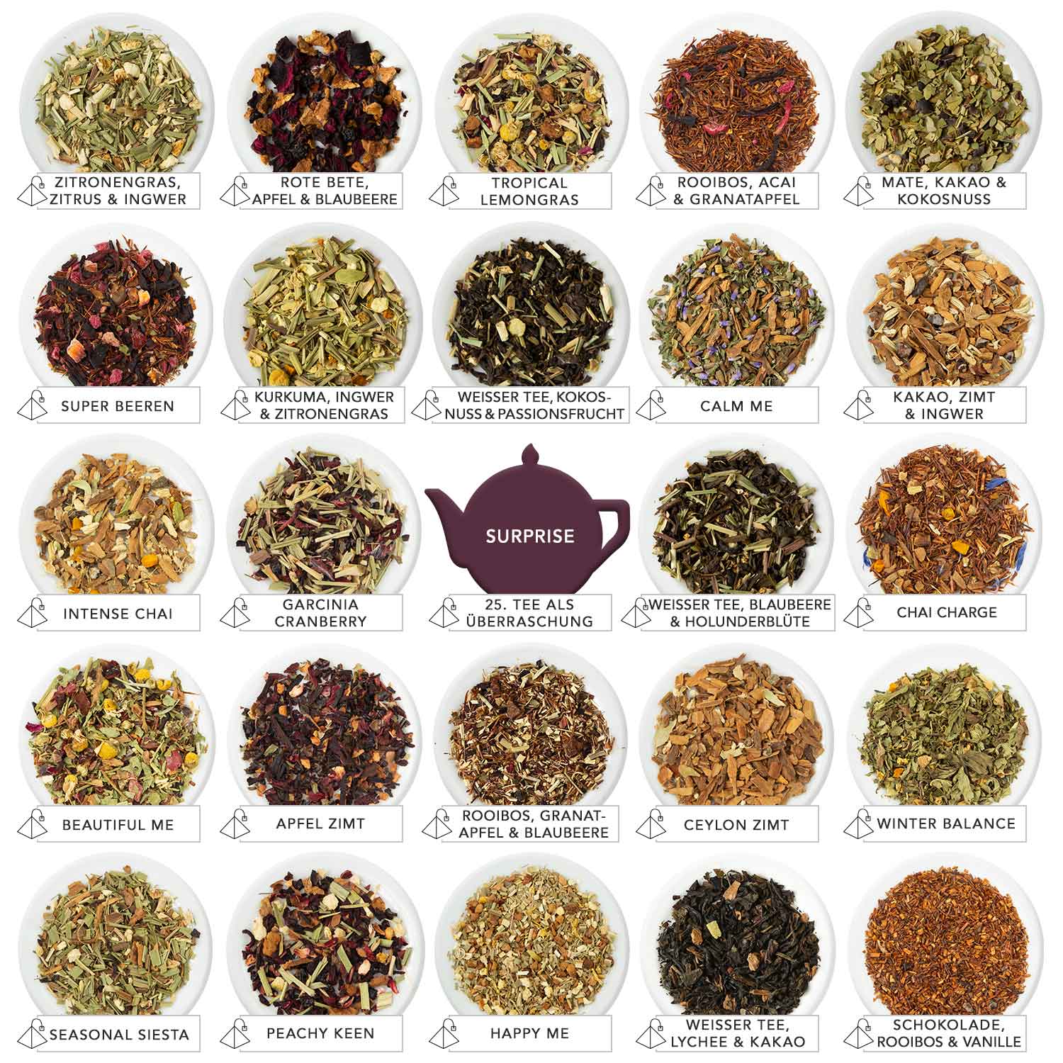 Royal Nature GmbH & Co. KG - Wholesale Advent Calendar - ETS - Premium Tea Advent Calendar with Bow "Red Christmas", 25 Organic Teas in Tea Pyramids1