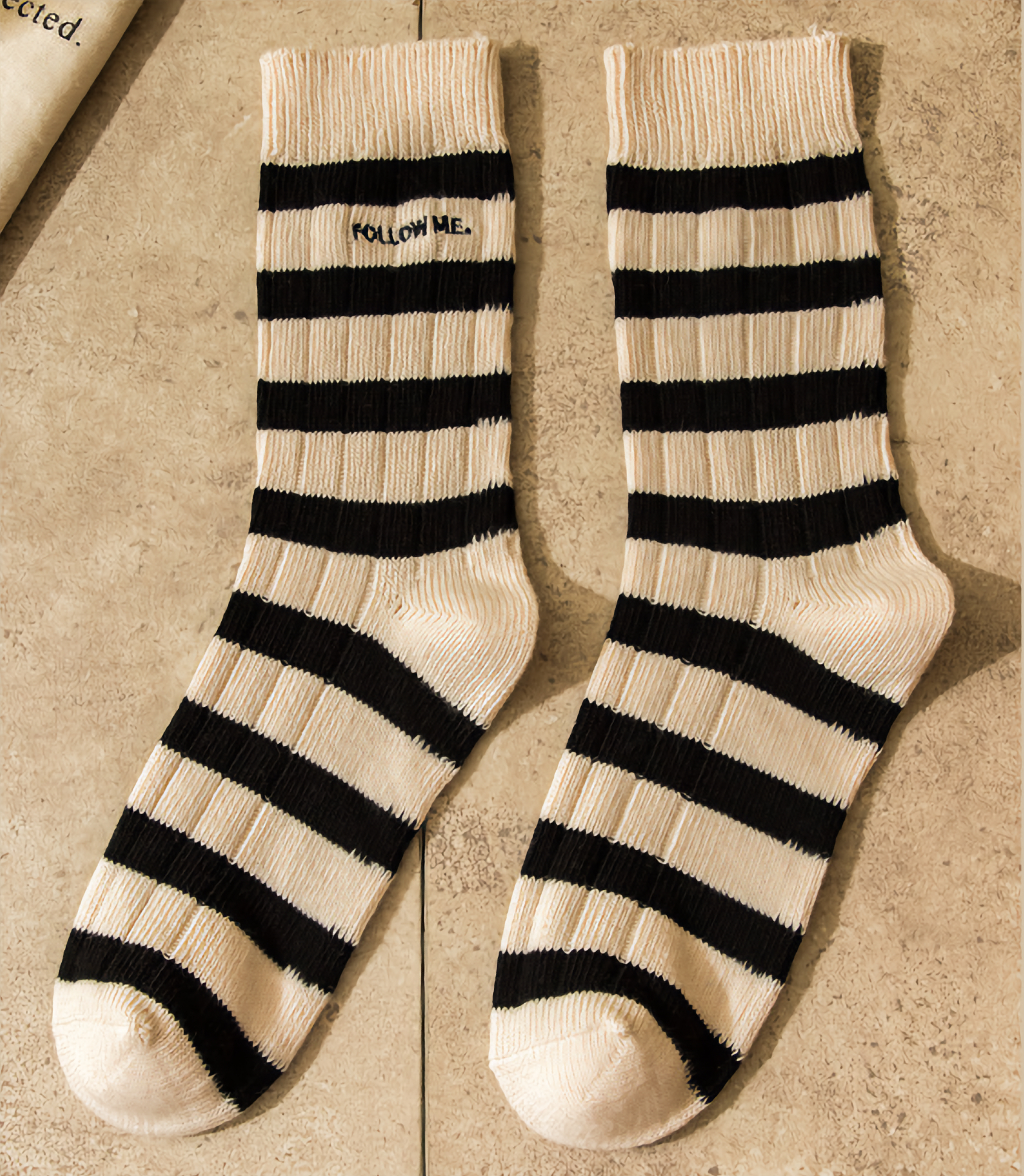 Happy Knits – wholesale Socks – Unisex – Unisex Vintage Stripes - Classic Striped Socks for Everyone7