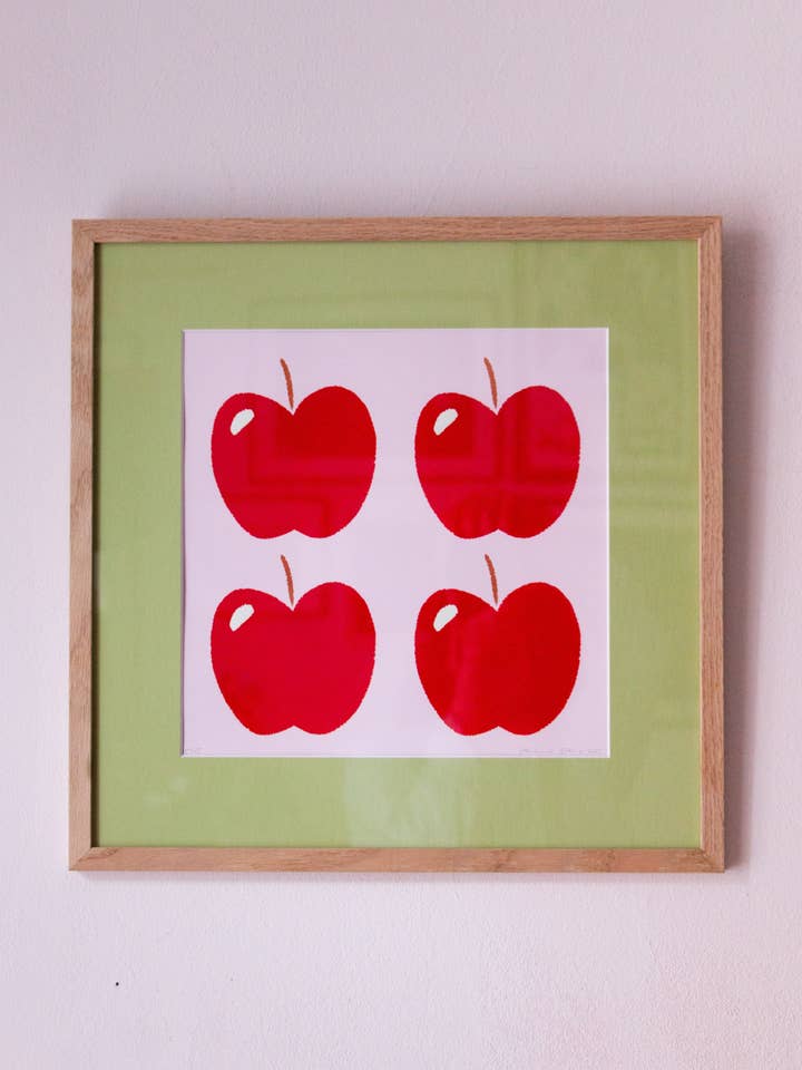 Vier appels - Zeefdruk voor wholesale door Avis et Tigris