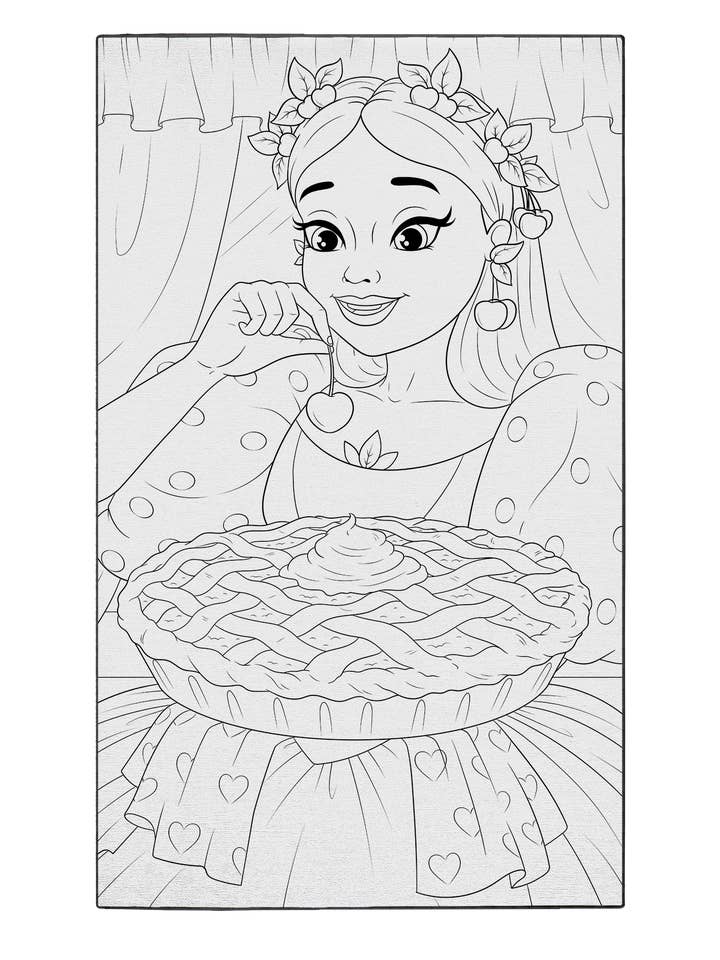 La cerise sur le gâteau pour la vente par Coloring Rugs