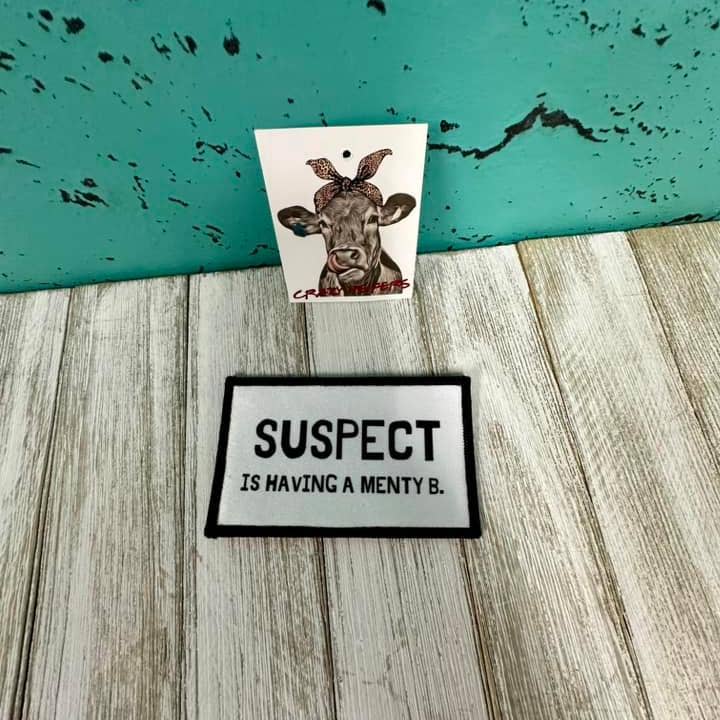 Crazy Heifers Wholesale - Wholesale Patch - DTF Patches Suspect-Iron on: Custom Option Available21