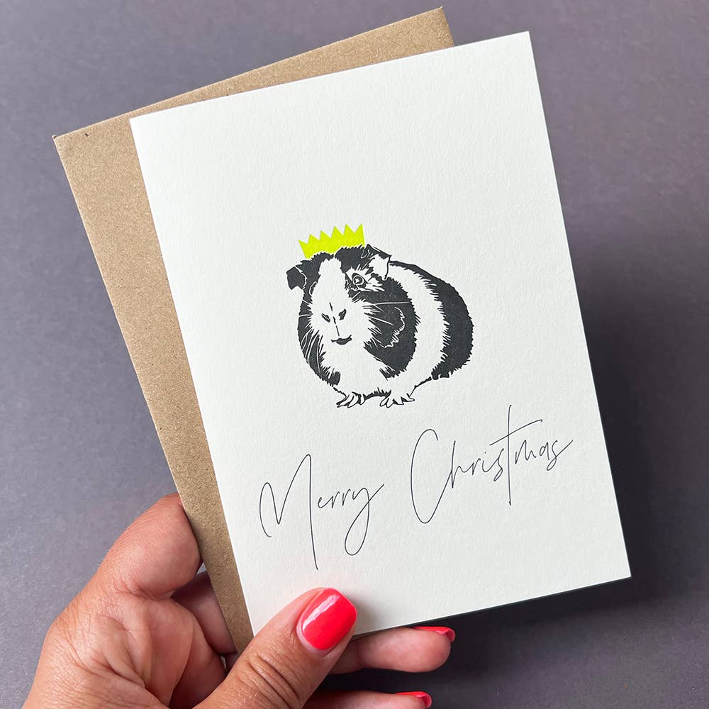 Penguin Ink - Wholesale Christmas Card - Christmas Guinea Pig Card | Christmas Card2