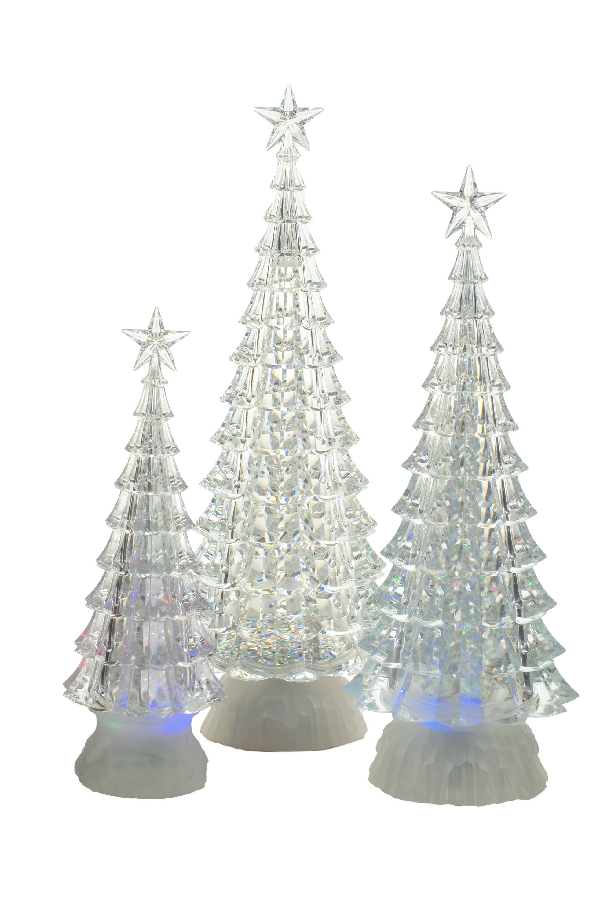 Starlight Collection - Wholesale Snow Globe - Clear LED Christmas Tree Snow Globe2