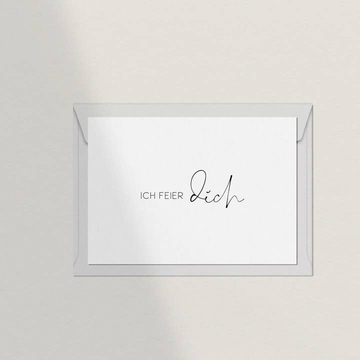 Cartolina I Celebrate You per la vendita all'ingrosso da parte di Debblschebbl Design Studio