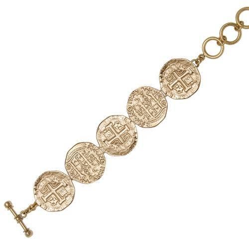 Alchemia Réplica Moneda del Tesoro Pulsera para venta al por mayor de Charles Albert Inc