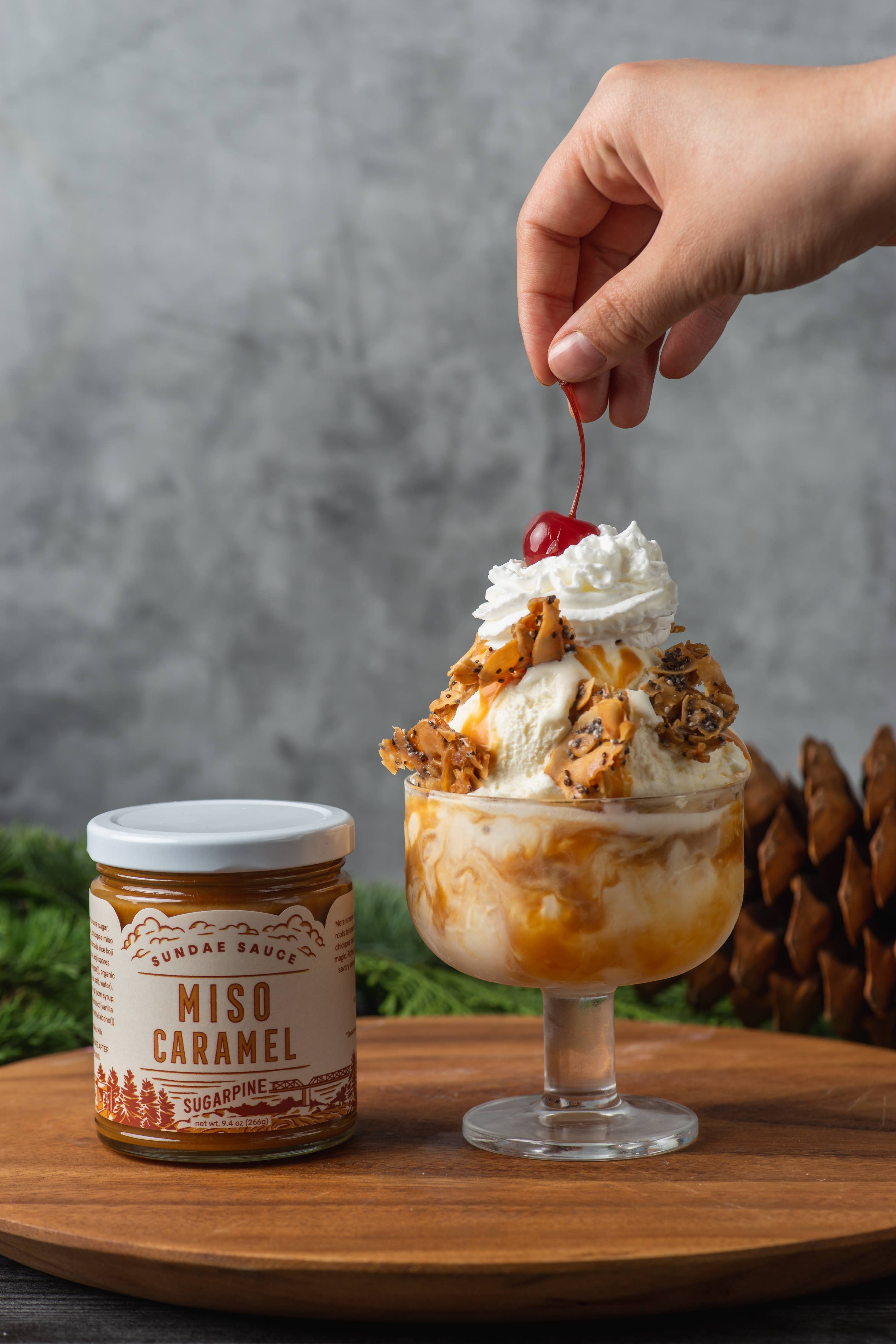 Sugarpine Drive-In - Wholesale Caramel sauce - Miso Caramel Sundae Sauce3