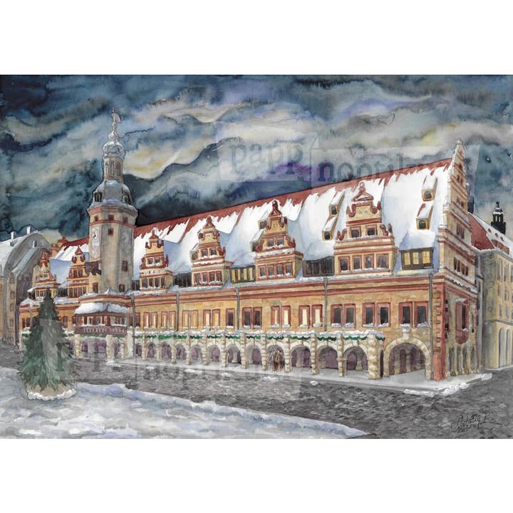 Leipzig - Antigos Paços do Concelho (calendário do advento) por atacado de Pappnoptikum