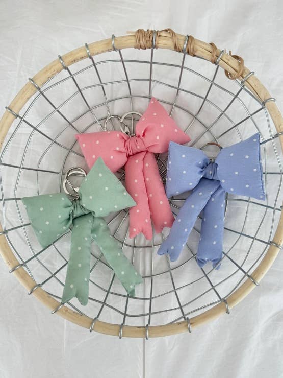 MOND HAUS - Vendita all'ingrosso Portachiavi - Donna - Portachiavi Renji | Ciondolo a forma di grande nastro con imbottitura a pois7