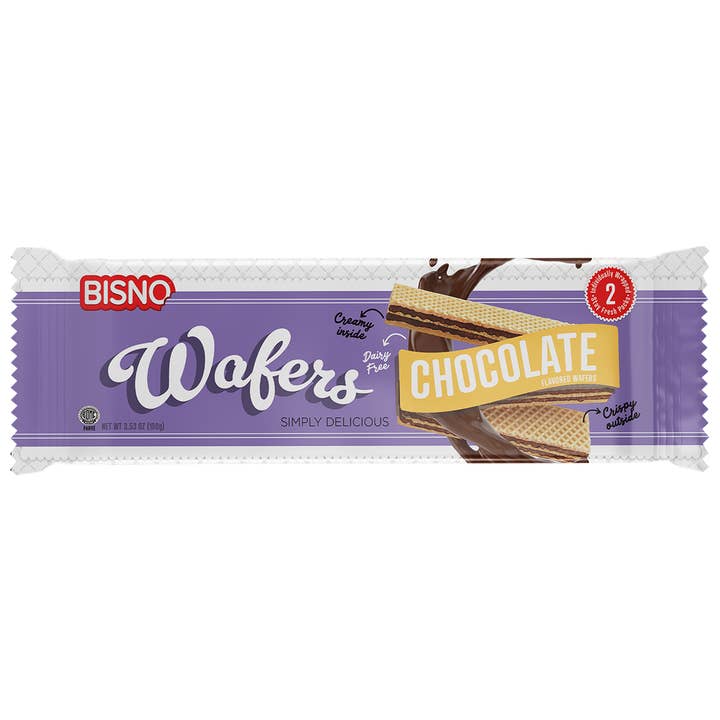 Galil Brands - Wholesale Cookie - Wafer | Chocolate | Pack of 2 | 3.5 oz | Bisno