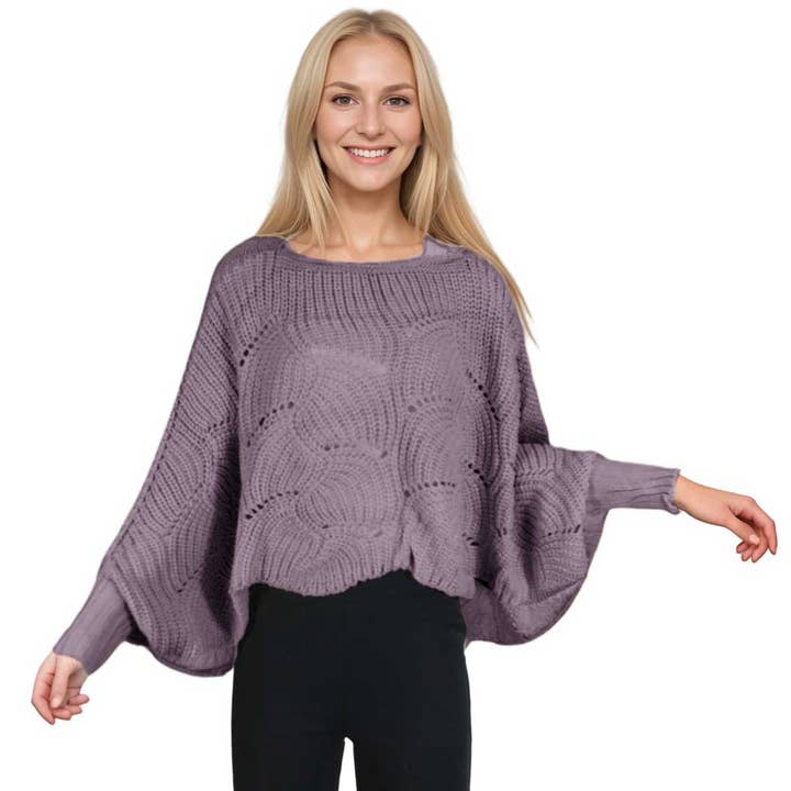 The Magic Scarf Company - Wholesale Poncho - Women's - 4271
Sweater Ponchos with Sleeves2