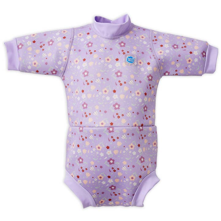 Happy Nappy™ Wetsuit Lilac Spring for wholesale by Splash About Australia