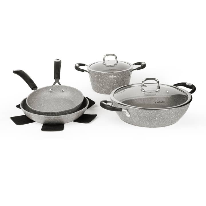 Gray Taupe Set of 6 PZ Forn-Ok for wholesale on Faire