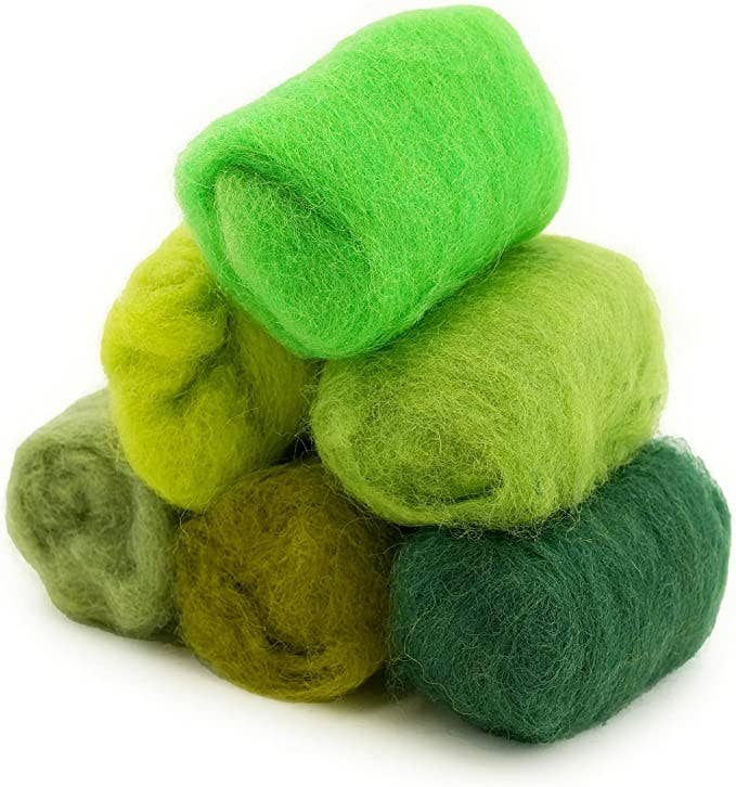 Woolbuddy - Wholesale Craft Supplies - Corriedale Wool Fiber Sampler – Natural Roving for Spinning 8