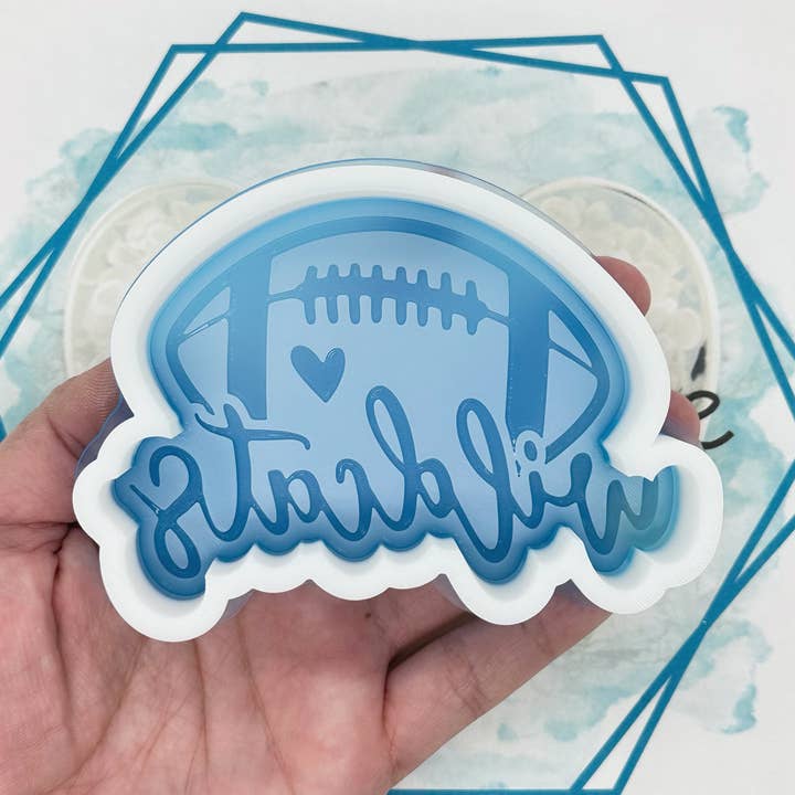 Wildcats Football Freshie Mold for wholesale by The Freshie Junkie, LLC
