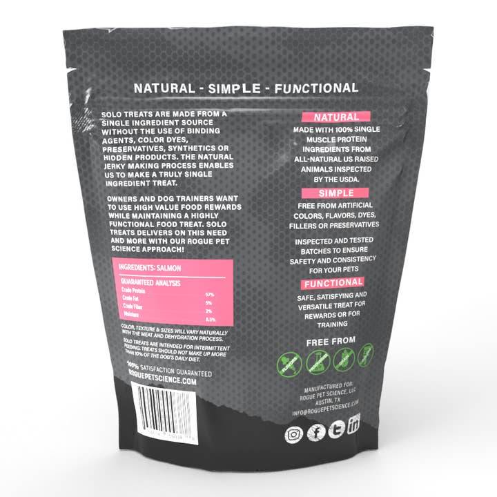 Rogue Pet Science - Wholesale Pet Treats - Dog - Solo Jerky treats9