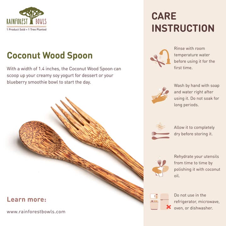 Rainforest Bowls - Wholesale Keukenlepel - Houten lepel kokosnoot3
