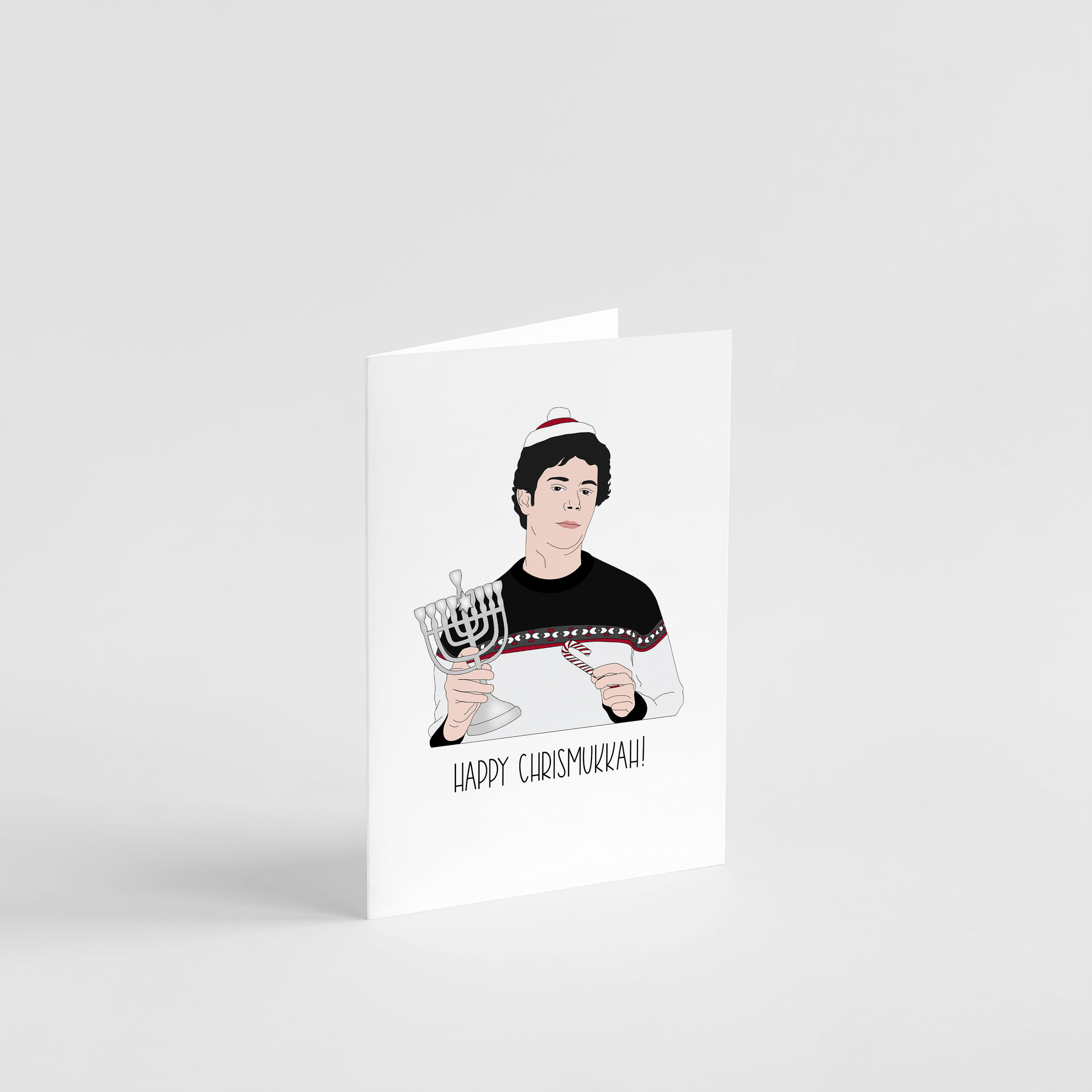 Sammy Gorin LLC – postal de Hanukkah por atacado – Cartão Feliz Chrismukkah1