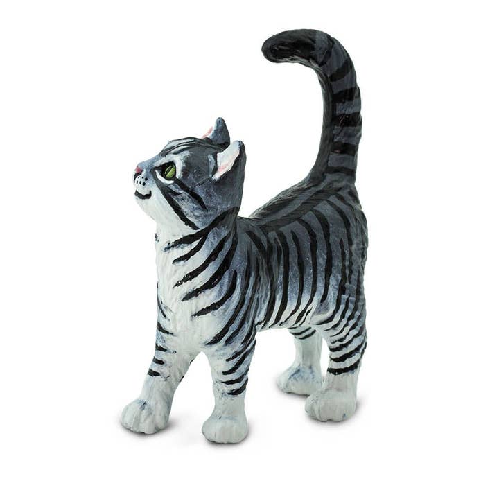 Safari LTD - Canada - Vente Figurine décorative - Chat Tabby Gris - 1001281