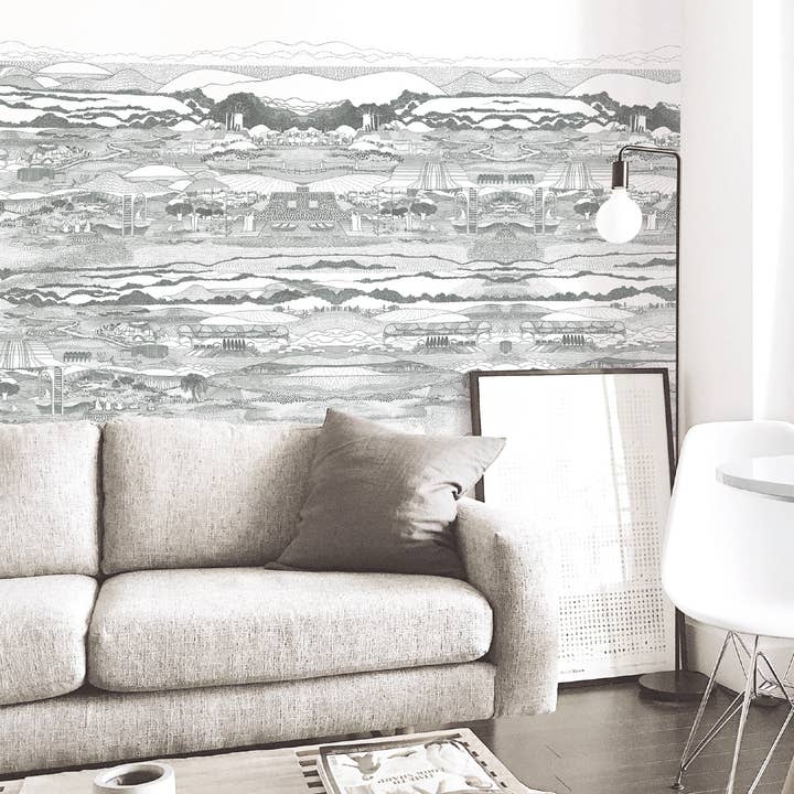 Cilé - Wholesale Wallpaper - Vézelay B panoramic wallpaper6