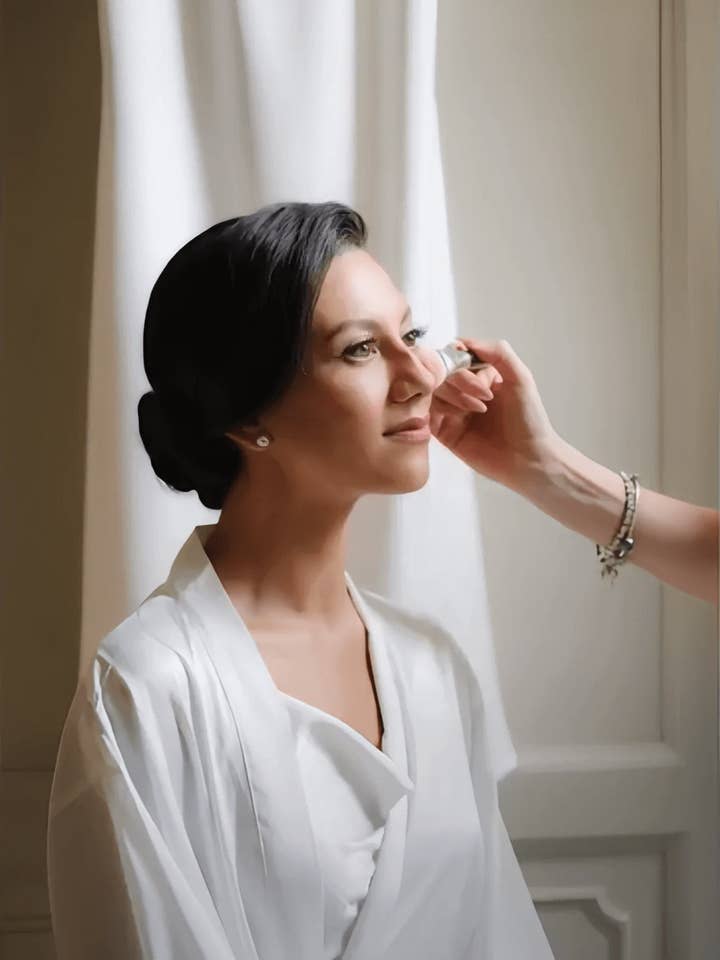 Ulivary – Großhandel Schlafanzug-Set – Damen – Elegantes Robenkleid & Pyjama-Set Braut12