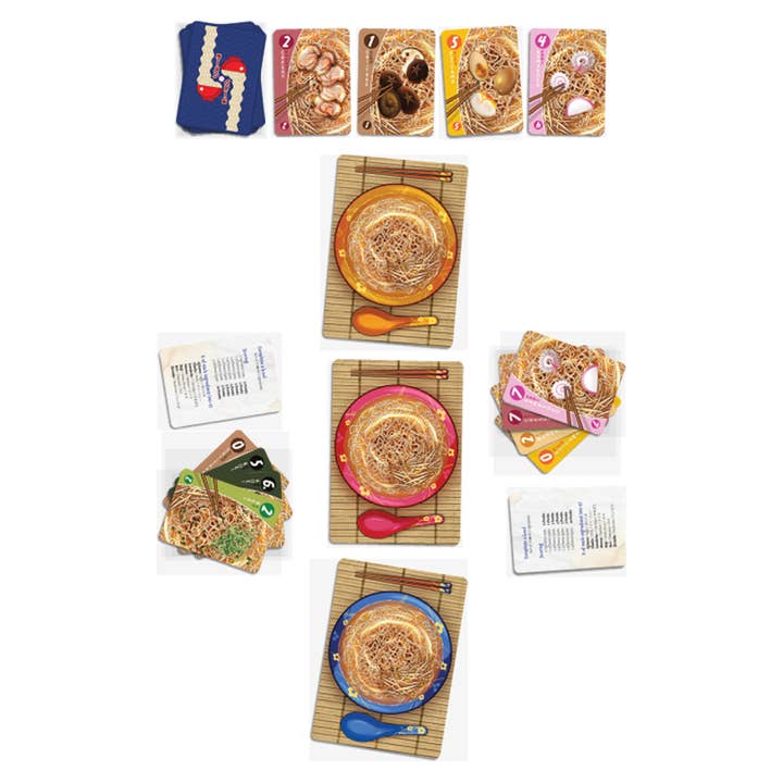 Japanime Games - Wholesale Board Game - 6-Pack Display Ramen! Ramen! - Boardgame3