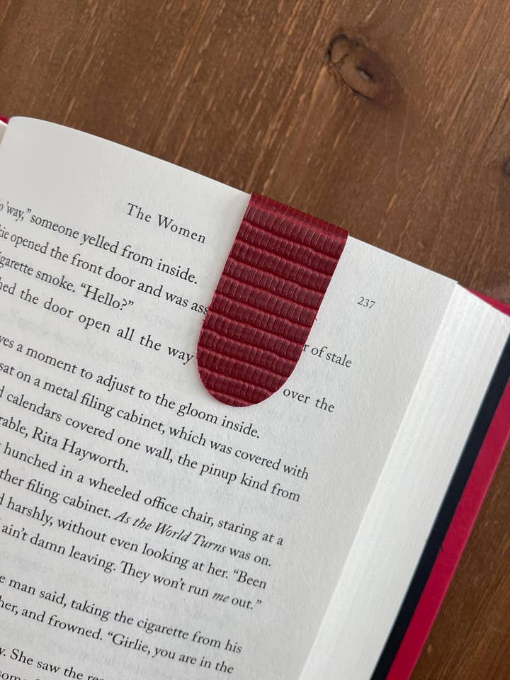 Red Magnetic Bookmark for wholesale by Willow & Sage