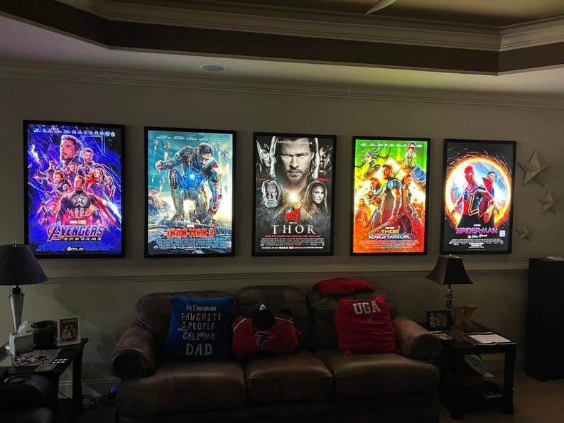 Glowbox LLC - Wholesale Picture Frame - 20-PACK 27x40 Custom LED Glowbox Light Box Frames - Made in the USA2