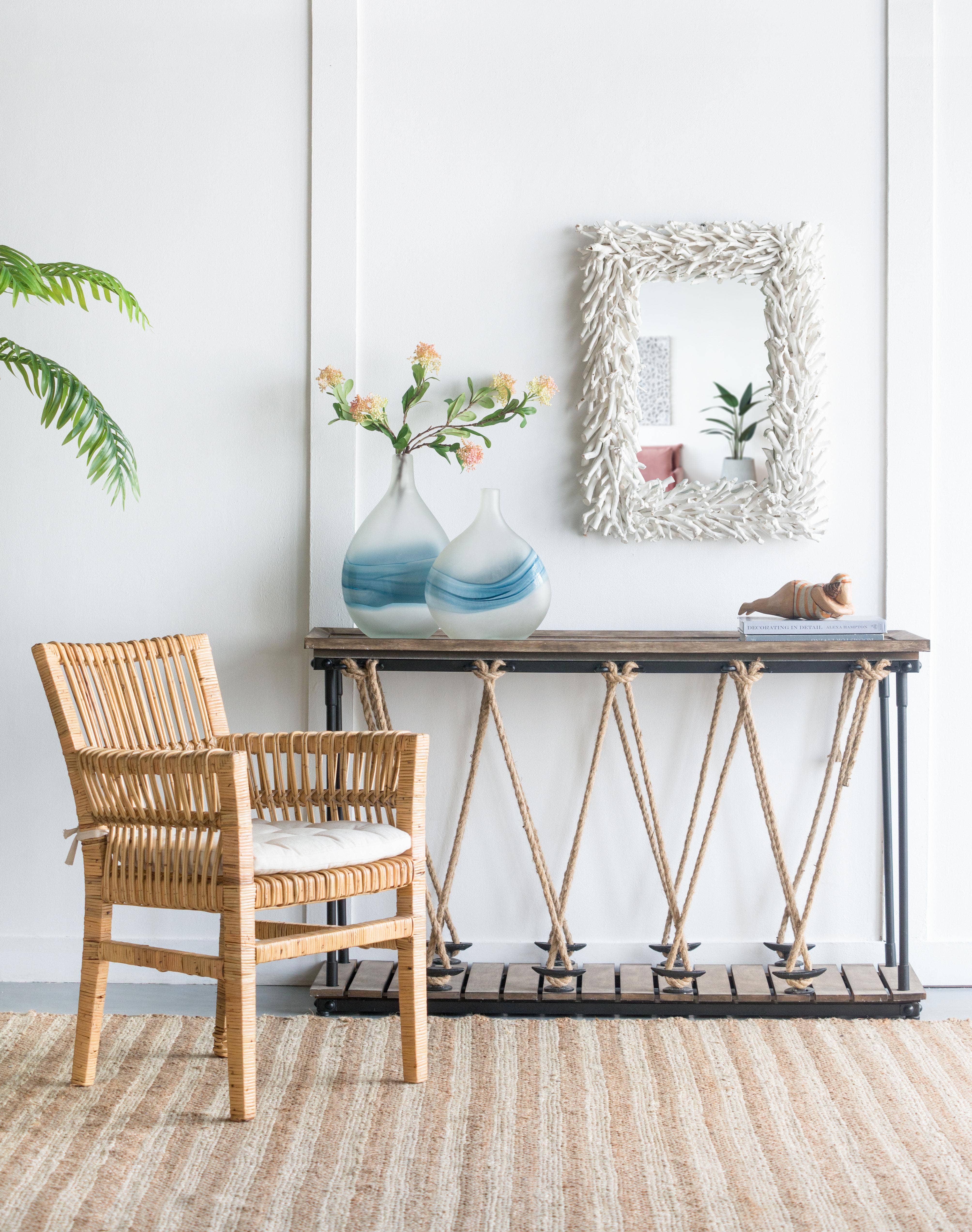 A&B Home Group Inc. - Vente Chaises - Chaise Victory 25,5x24,5x33" - Marron/Crème8