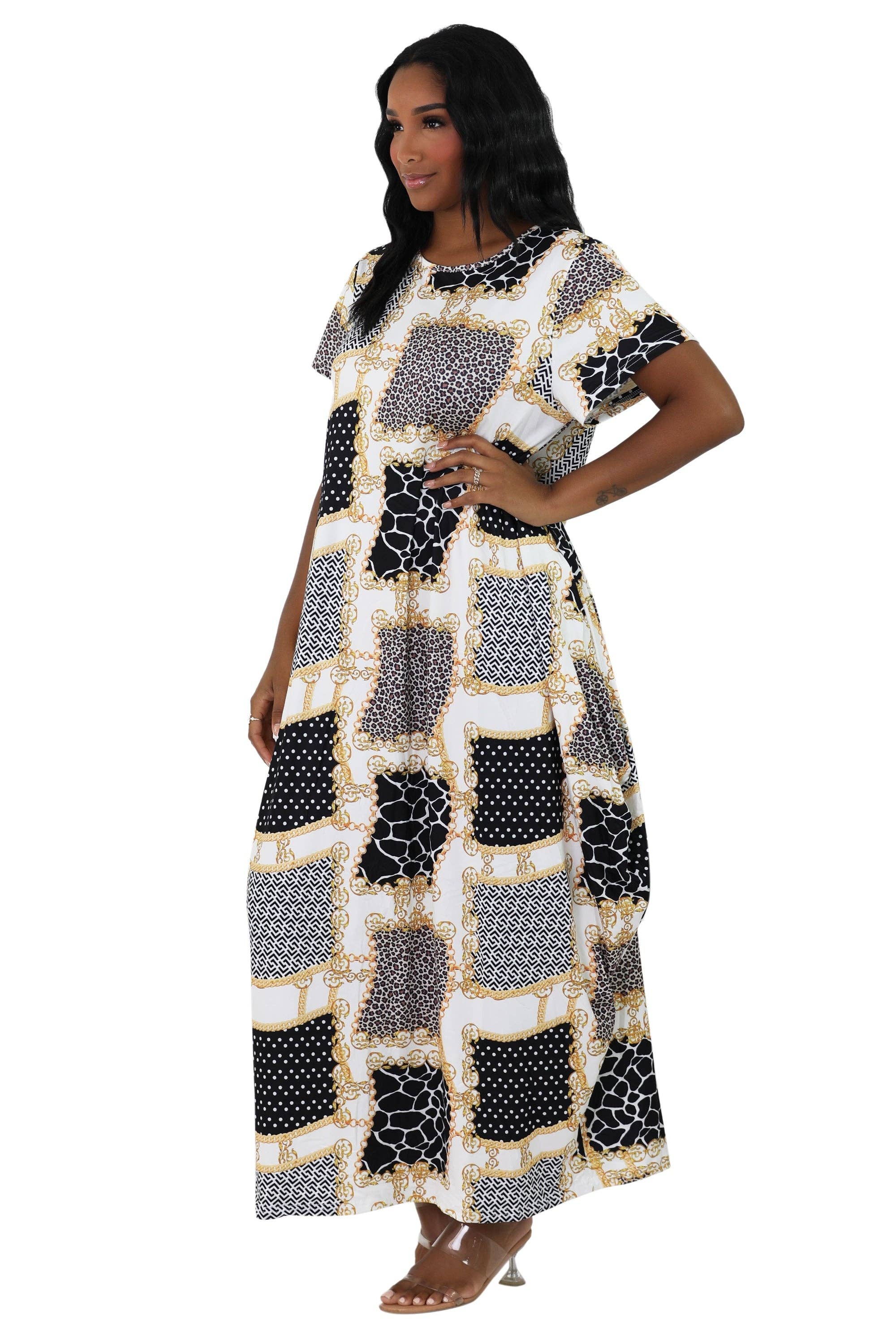 Advance Apparels – Großhandel Kleid – Damen – Langer Kaftan/Kleid 2222/D2100423