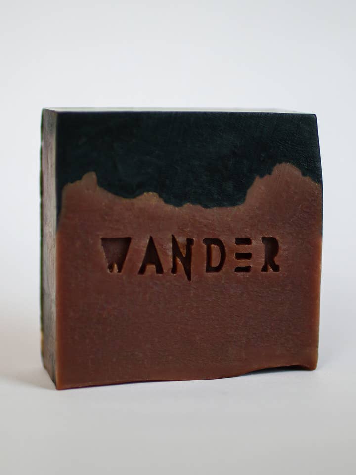 Black Lavender Organic Soap for wholesale by The Craft of Wandering
