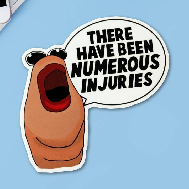 Marcus the Worm Sticker | Funny Meme Tiktok VRChat Decal for wholesale by HelloSailorTees