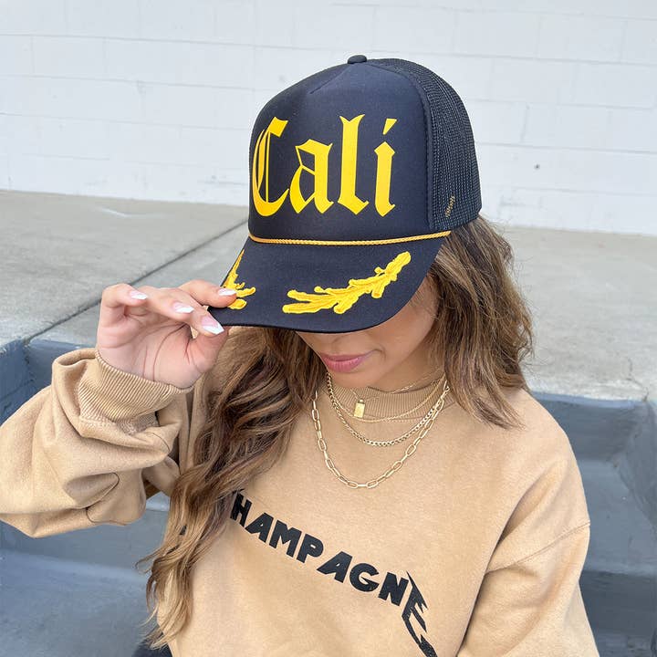 Anpassad stads-/statlig Old Letters Truckerhatt för wholesale av House of Lulu