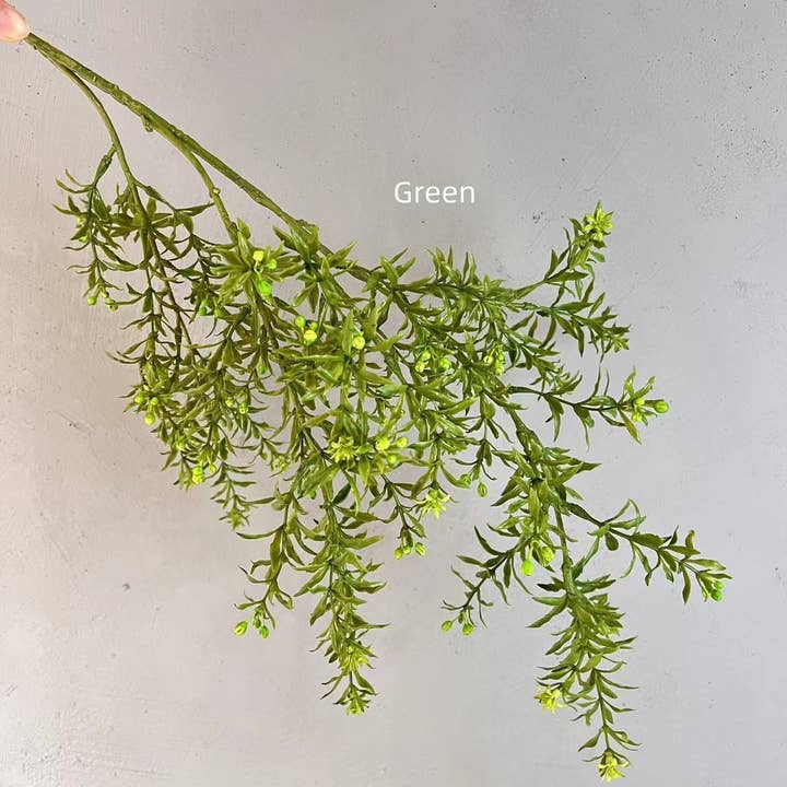 ACNITE(We cover U.S. import duties) - Wholesale Artificial plant - 38“ Artificial Green grass leaves faux plant branches9