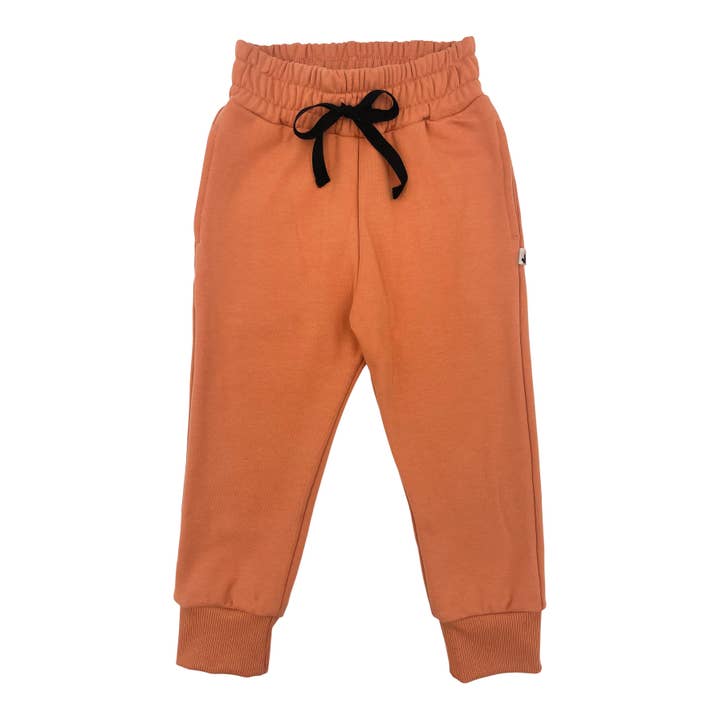 Pantalon de jogging doublé en polaire pour bébé/enfant/adolescent | Orange pour la vente par Little & Lively