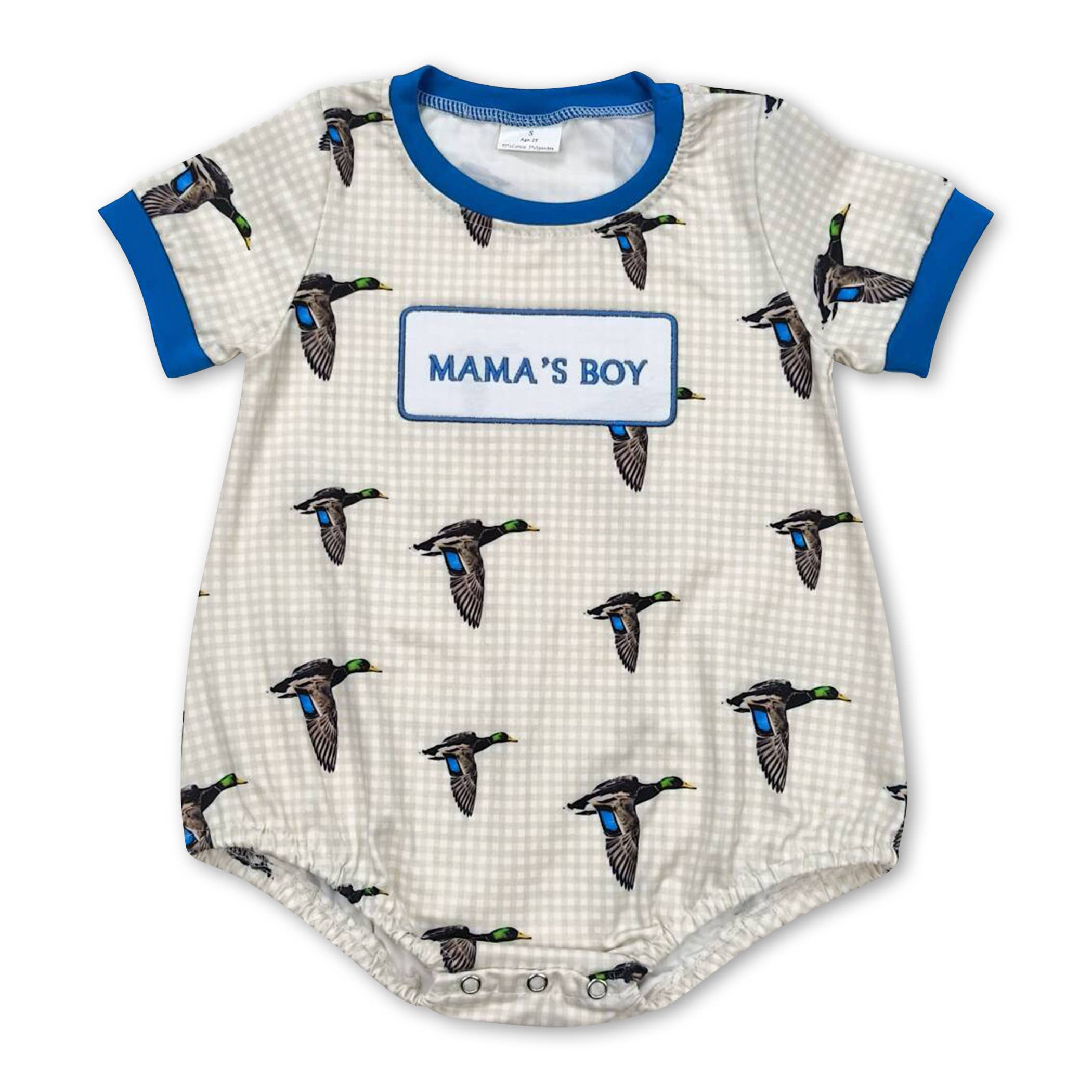 Yawoo Garments - Wholesale Bodysuit (Non-Footed) - Baby - Short sleeves duck baby boy summer romper4