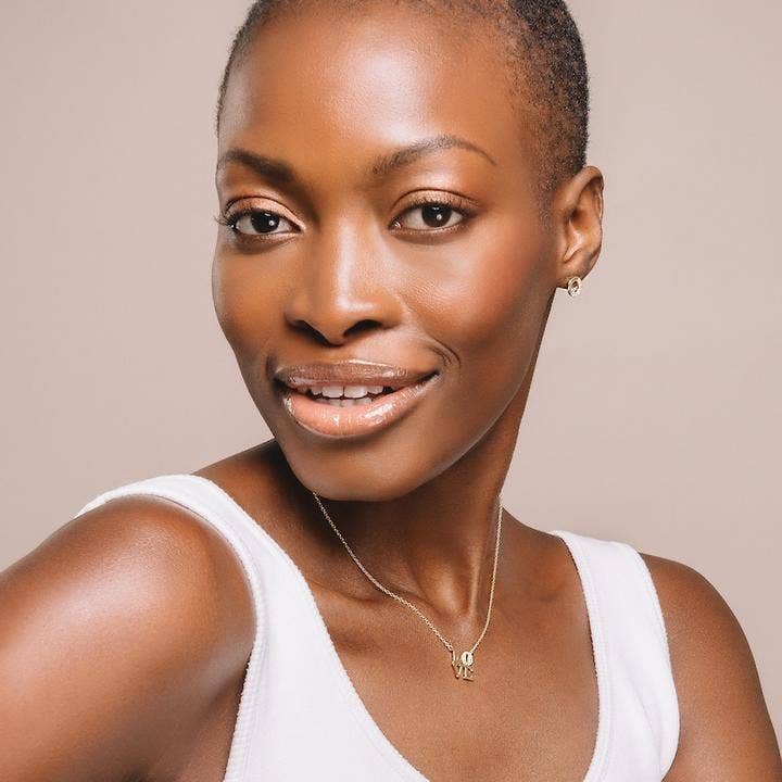 Ashley Schenkein Jewelry Design - Wholesale Stud/Post Earrings - Brooklyn Open Circle Half Pavé Diamond Earrings1